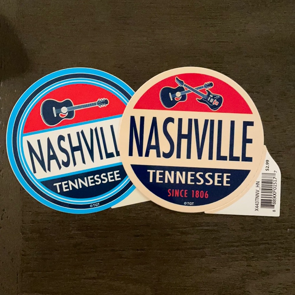 2 Nashville stickers